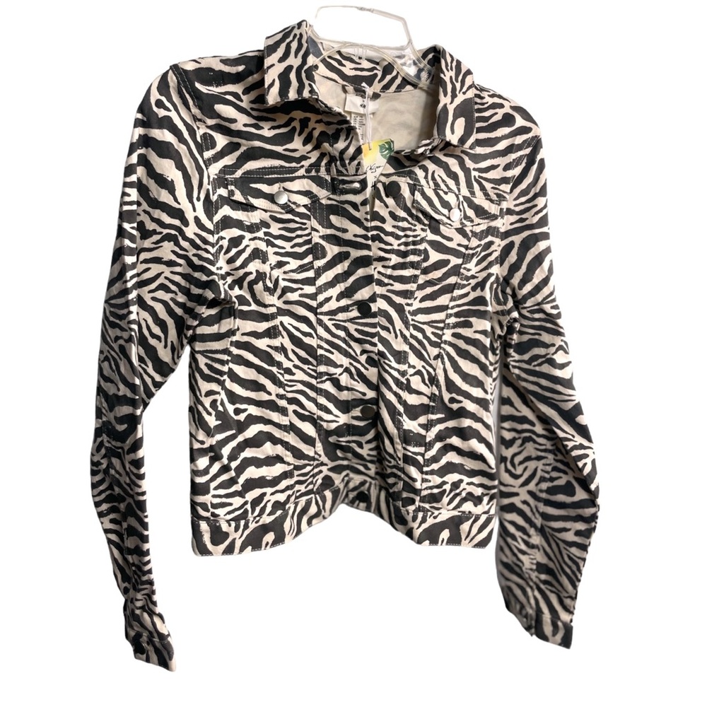 K. Kijak x H&M Zebra Print Cropped Jacket